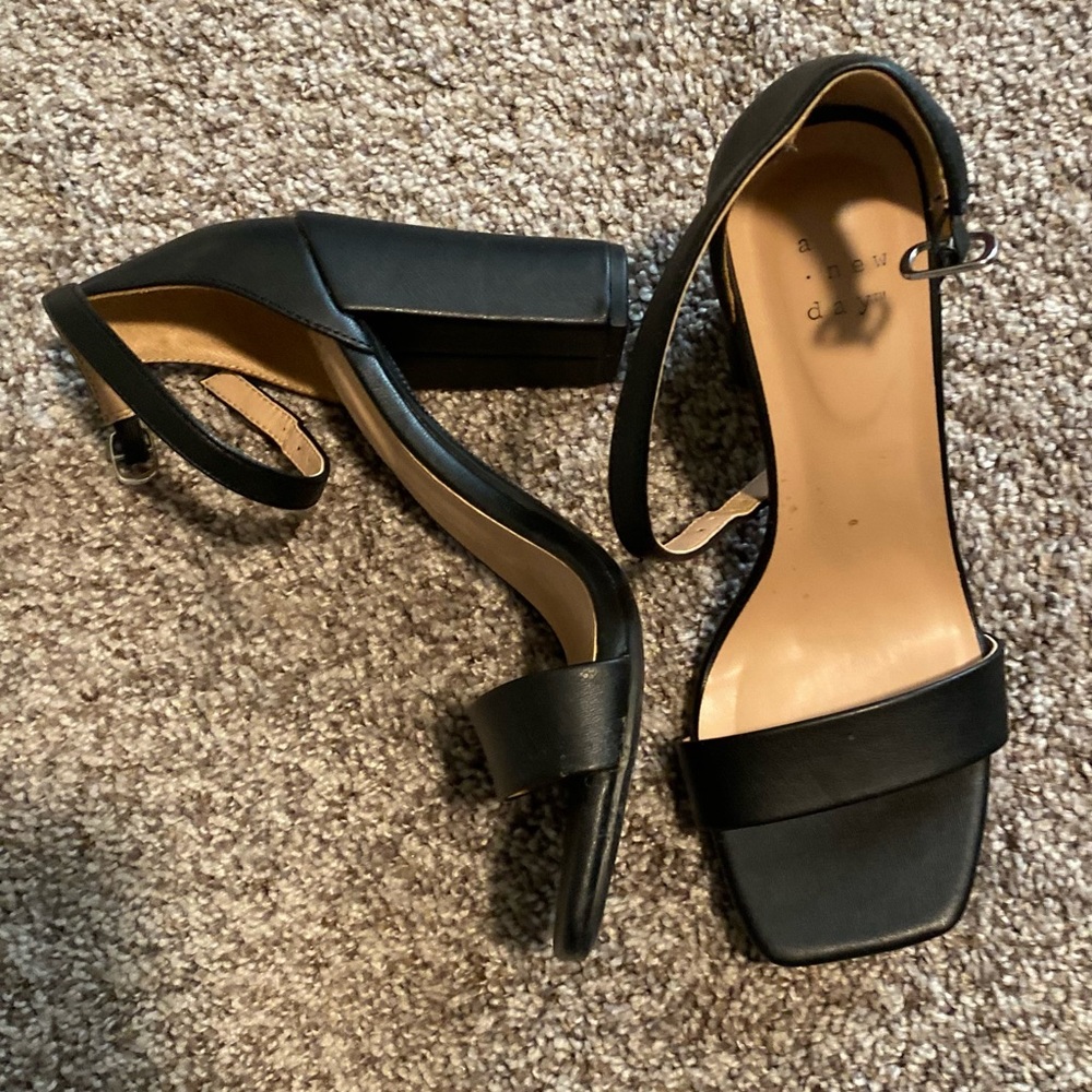 black heels